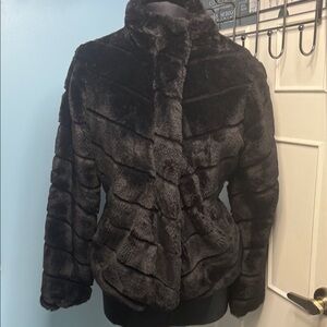 CAVALINI Women’s fur Collar fur jacket Sz M